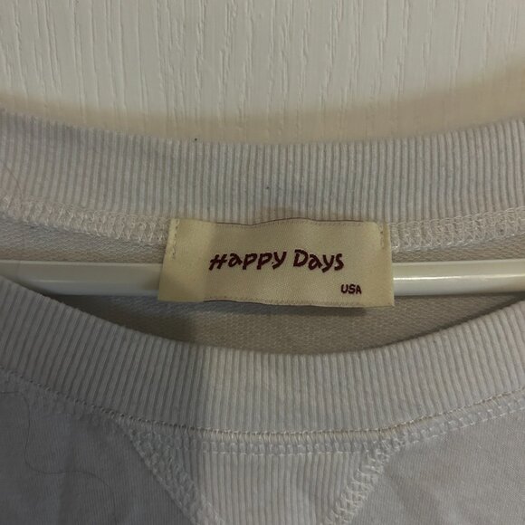 Happy Days USA Light Grey Long-Sleeve Sweatshirt - Picture 2 of 4